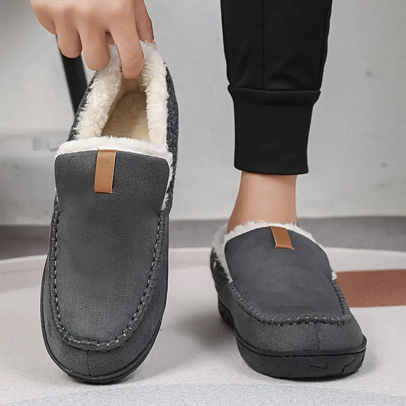 Herr Höst Loafers Med Plyschfoder EVA Halkfri Slip-On