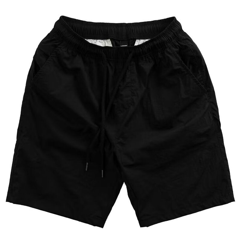 Herr Sommar Arbetsshorts Rak Passform Dragsko Khaki Design