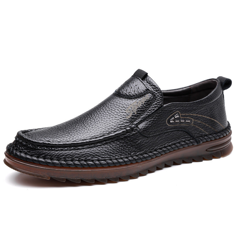 Herrskor För Bilkörning Med Gummisula Och Slip-On-Design