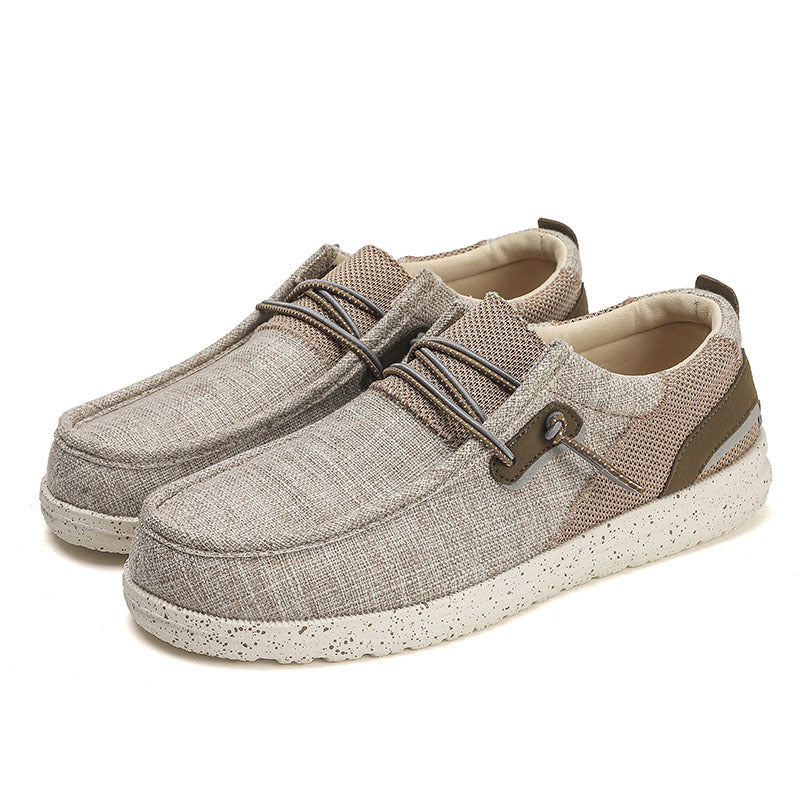 Herrloafers I Canvas Med Lätt Eva-Sula