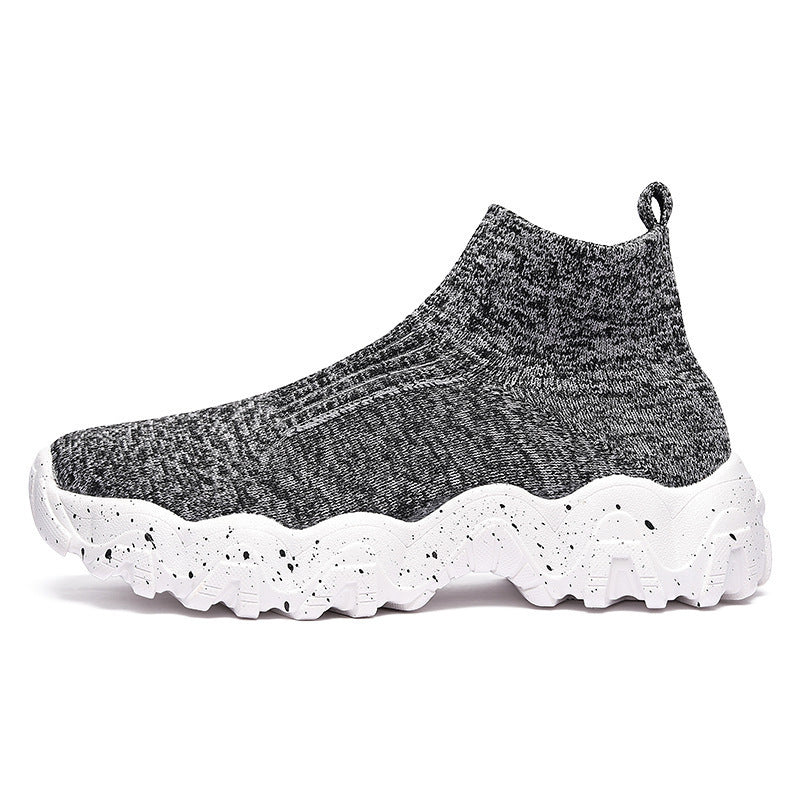 Herrskor Med Mellanhöga Slip-On-Platåskor