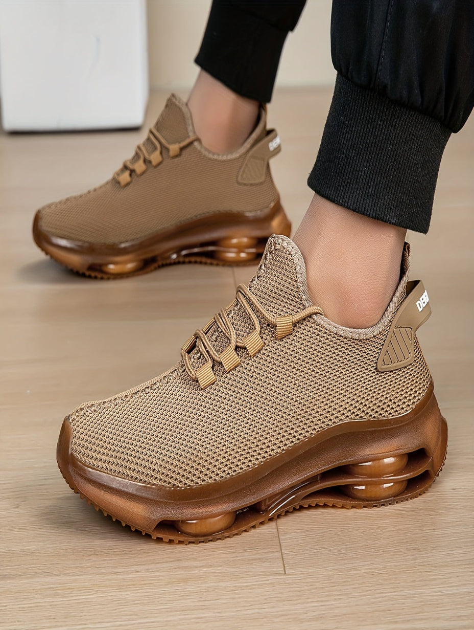 Herrskor Med Ventilerande Mesh, Slip-On, Vadderad Sula