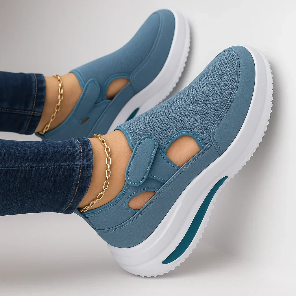 Damskor Slip-on Andningsbara Halkfria Stödjande