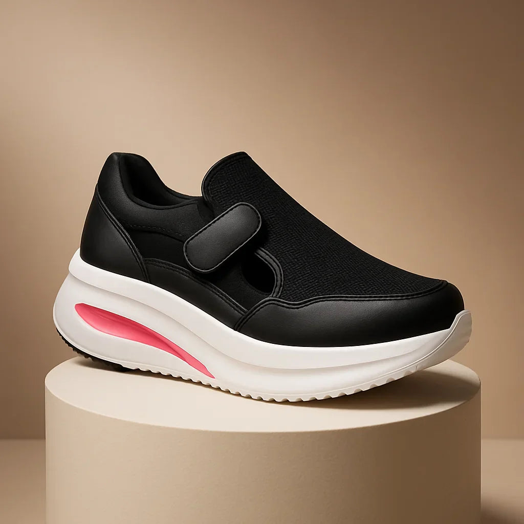 Damskor Slip-on Andningsbara Halkfria Stödjande