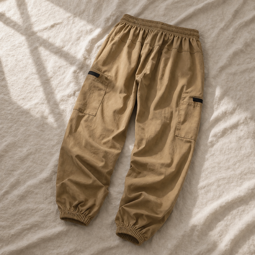 Herr Cargo Joggingbyxor Avslappnad Passform Flerficksdesign