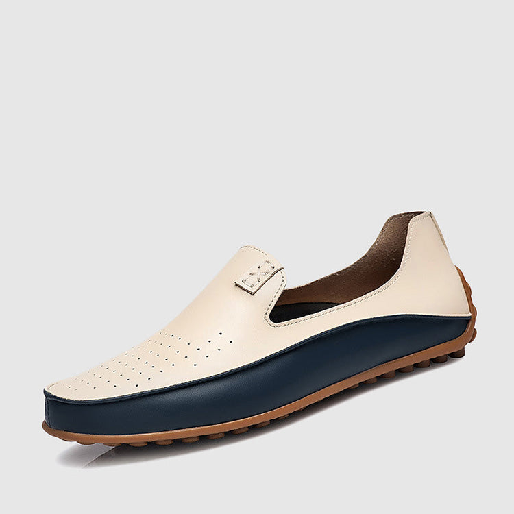 Herrloafers för bilkörning Slip-On Gummisula Stötdämpande