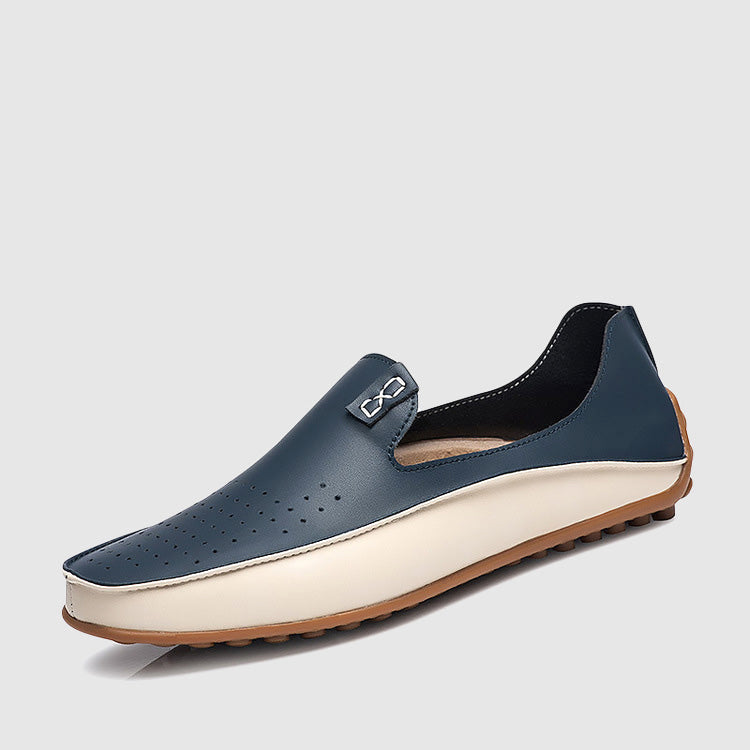Herrloafers för bilkörning Slip-On Gummisula Stötdämpande