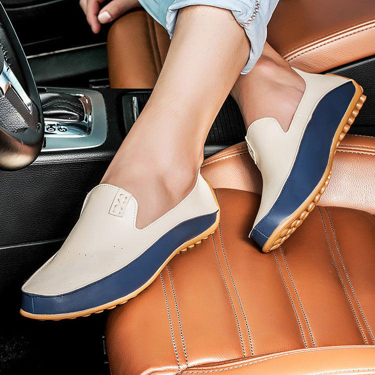 Herrloafers för bilkörning Slip-On Gummisula Stötdämpande