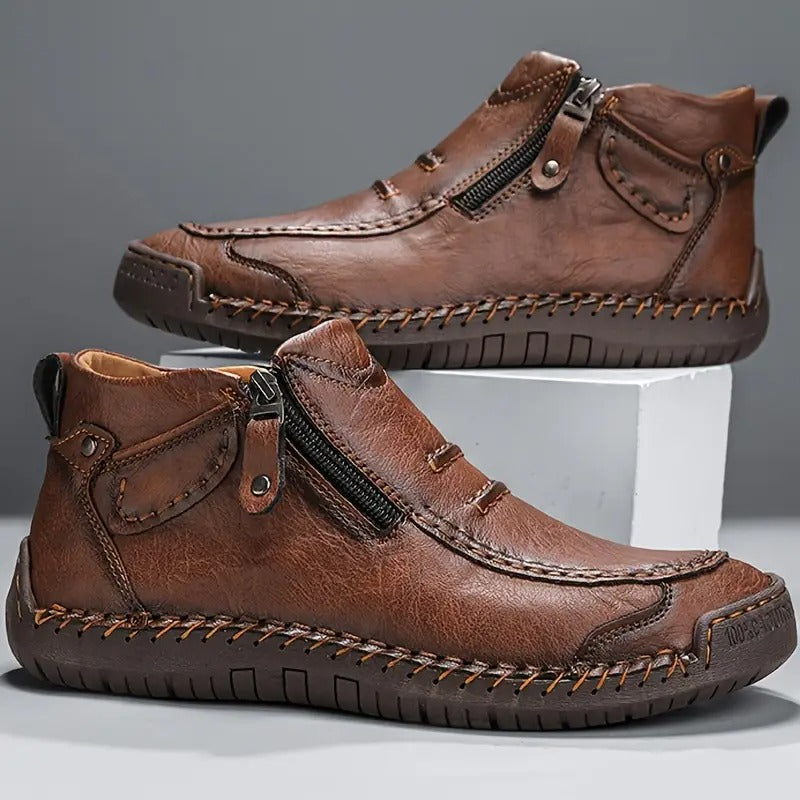Herrskor med stöd och slip-on-design