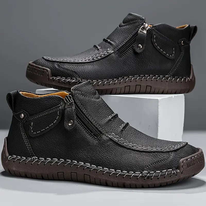 Herrskor med stöd och slip-on-design