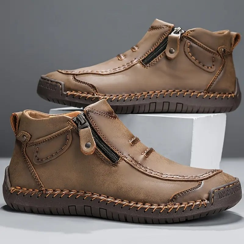 Herrskor med stöd och slip-on-design