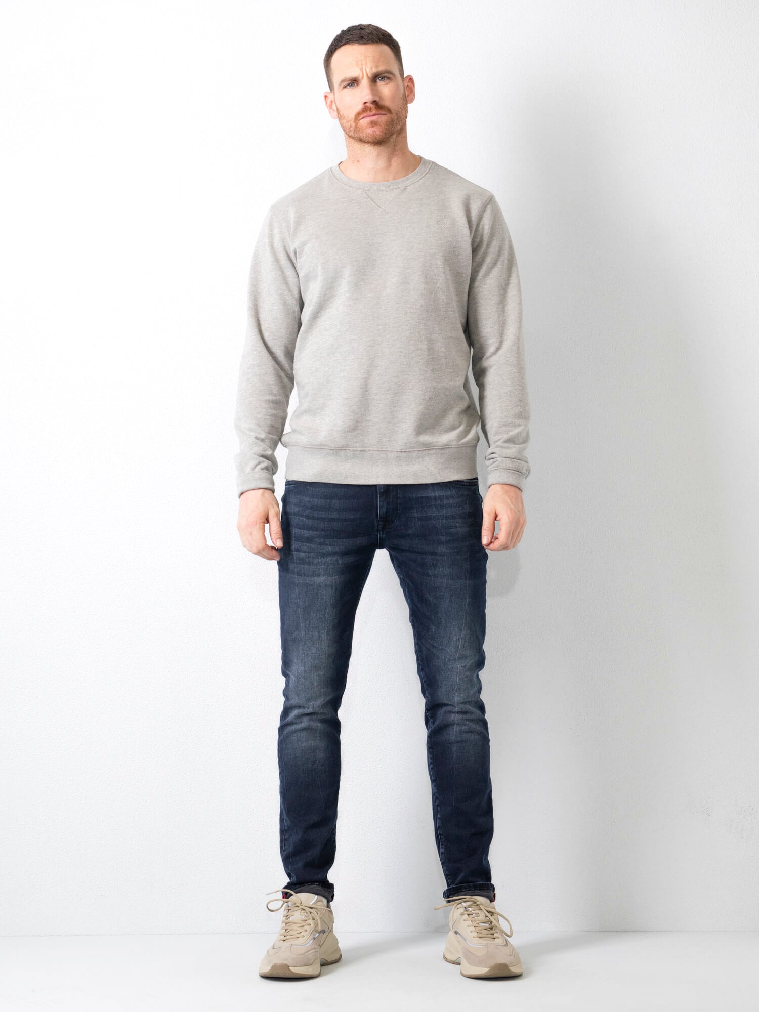 Herrjeans Med Slim Fit Och Femficksdesign