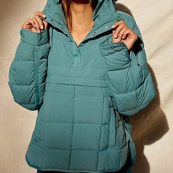 Vintertäckande Tröja Med Huva För Kvinnor