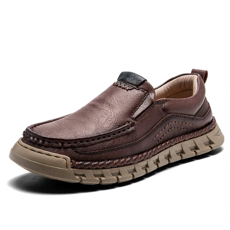 Herr Slip On Skor med Dämpad Innersula och Flexibel Sula