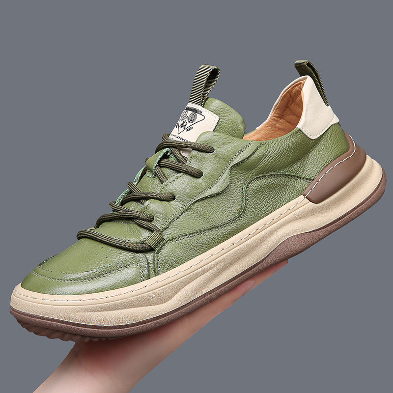 Herr Sneakers Med Dämpad Innersula Vadderad Krage Och Gummisula