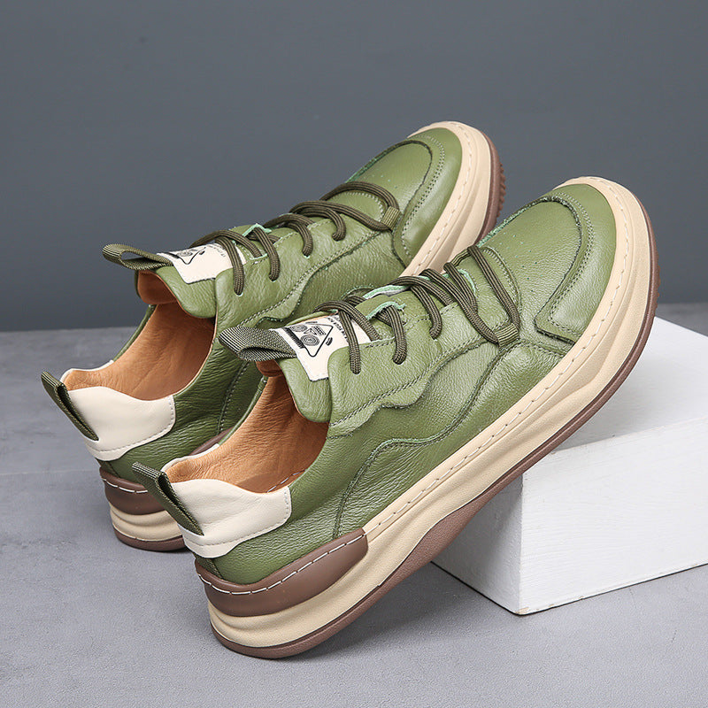 Herr Sneakers Med Dämpad Innersula Vadderad Krage Och Gummisula