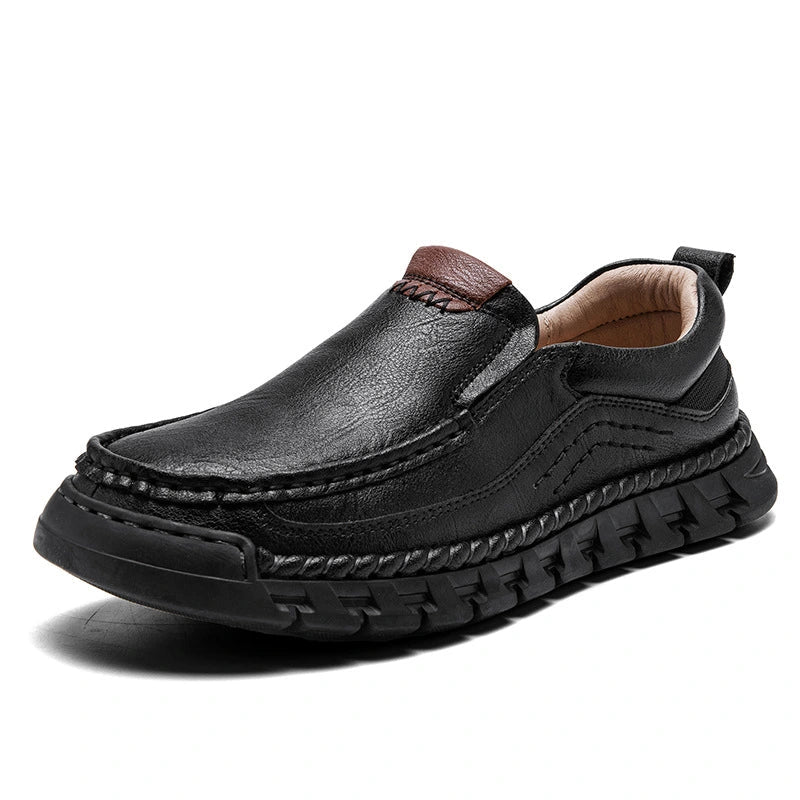 Herr Slip On Skor med Dämpad Innersula och Flexibel Sula