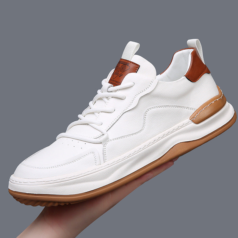 Herr Sneakers Med Dämpad Innersula Vadderad Krage Och Gummisula