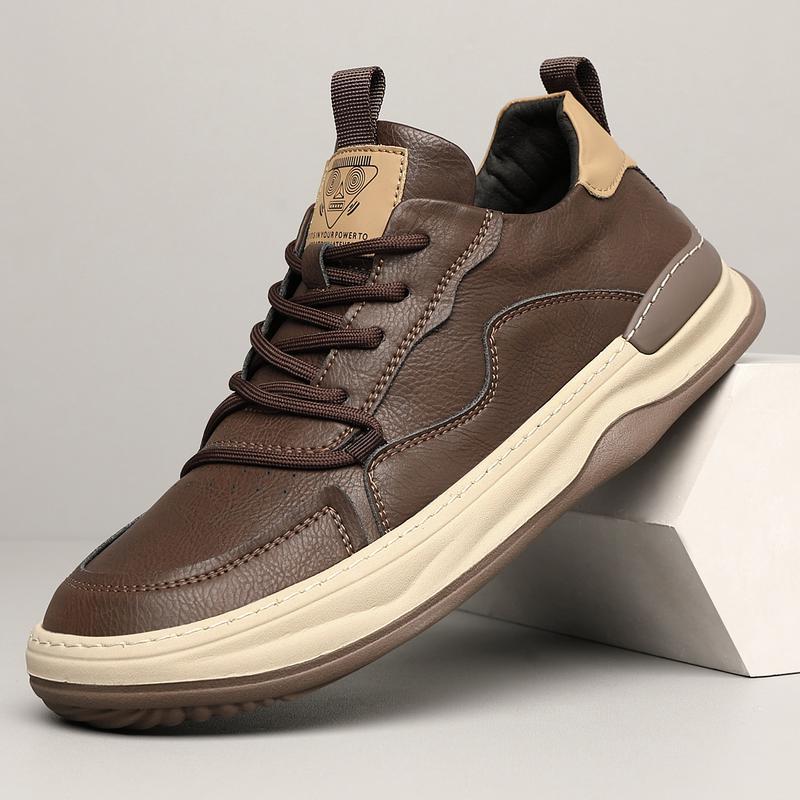 Herr Sneakers Med Dämpad Innersula Vadderad Krage Och Gummisula