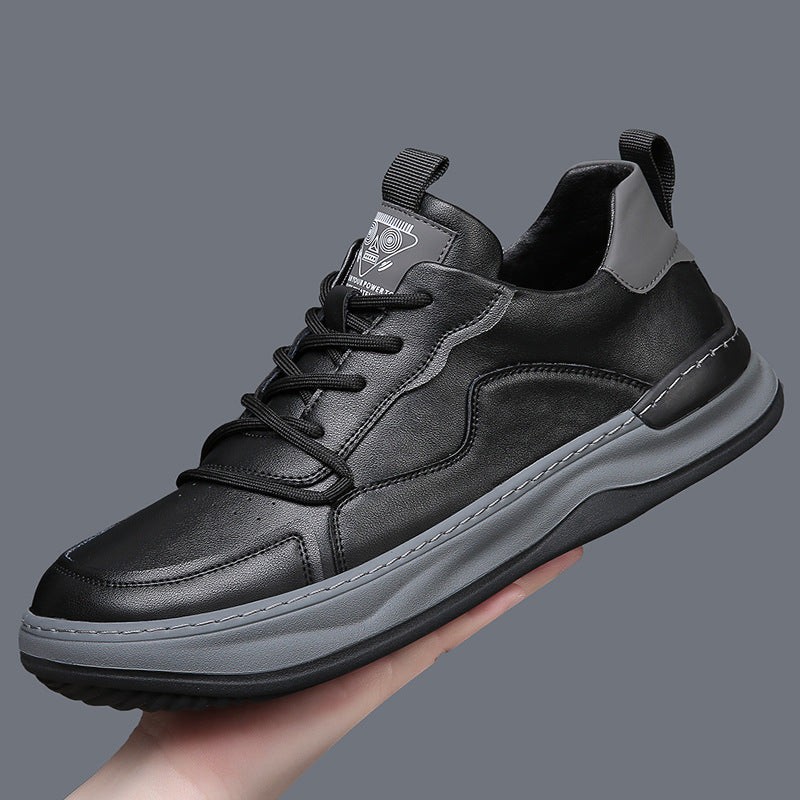 Herr Sneakers Med Dämpad Innersula Vadderad Krage Och Gummisula