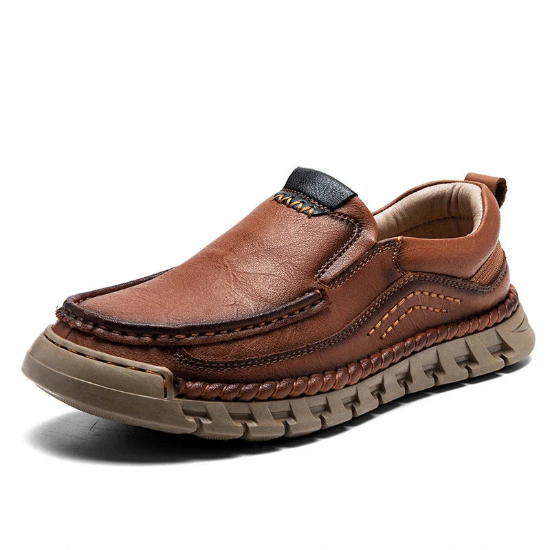 Herr Slip On Skor med Dämpad Innersula och Flexibel Sula