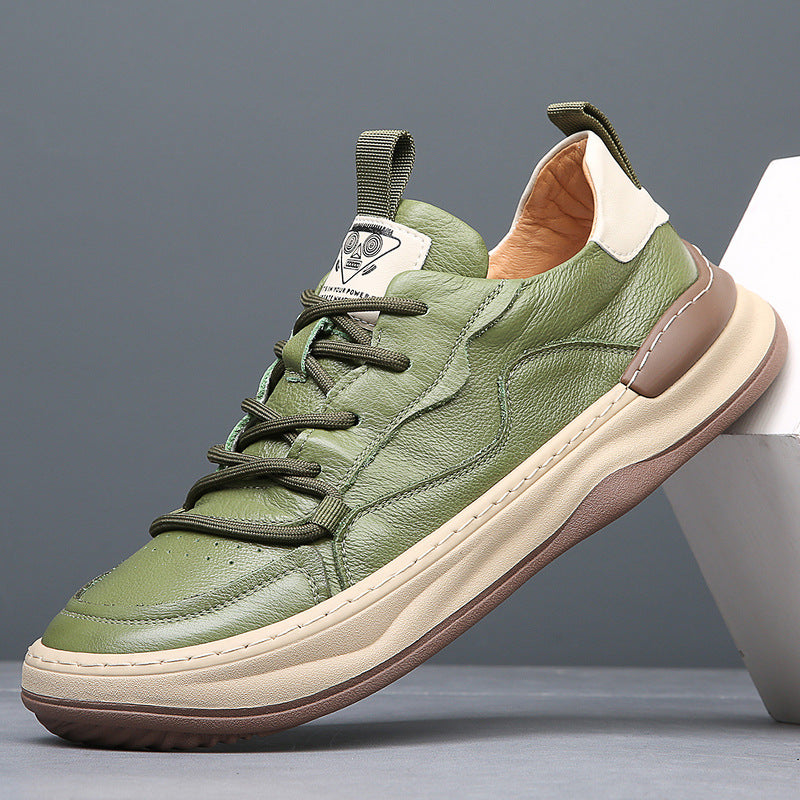 Herr Sneakers Med Dämpad Innersula Vadderad Krage Och Gummisula