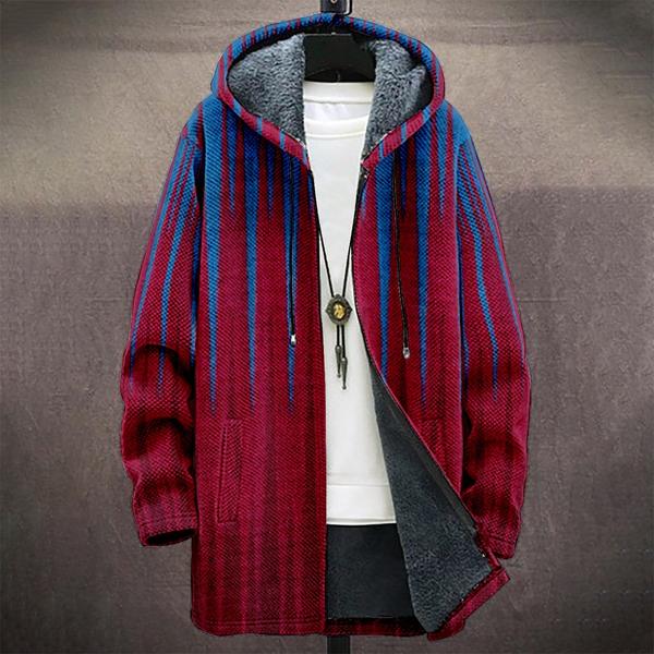 Höstfleecejacka För Kvinnor Med Konstnärligt Tryck