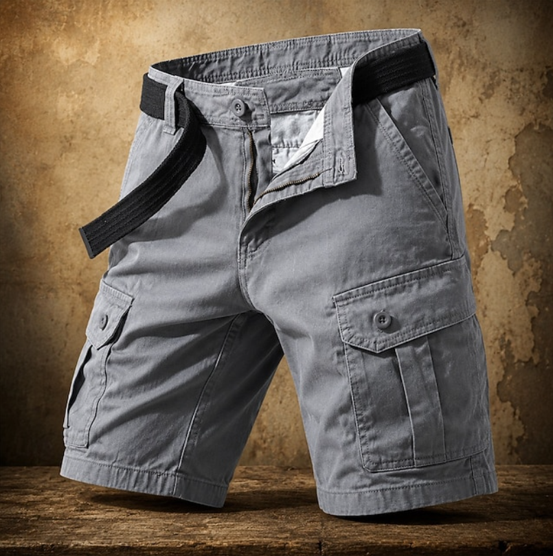 Herrshorts Med Avslappnad Passform Och Praktiska Fickor För Sommaren