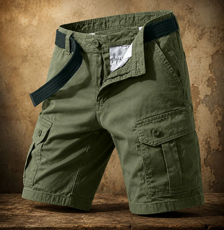 Herrshorts Med Avslappnad Passform Och Praktiska Fickor För Sommaren