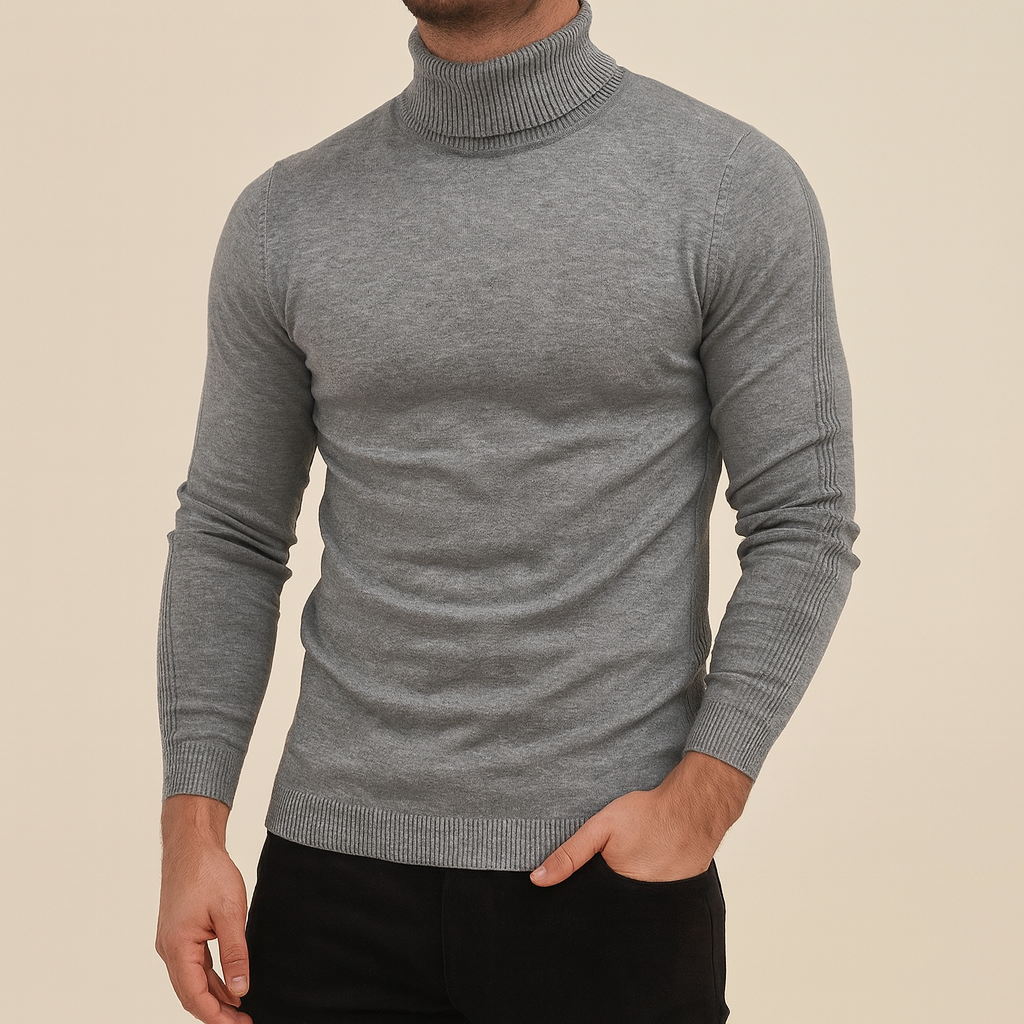 Herr Winterpolotröja Slim Fit