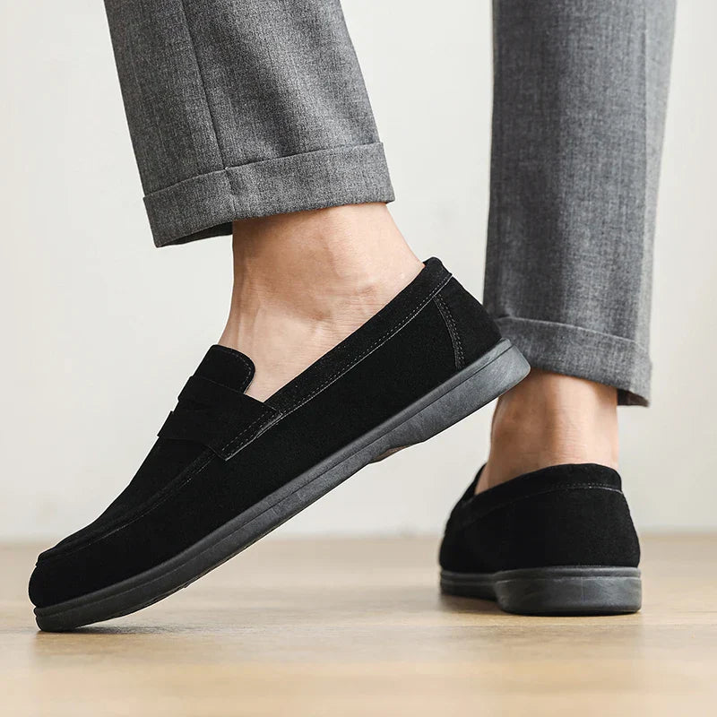Herrloafers med Penny-Rem, Matt Yta och Dämpad Innersula