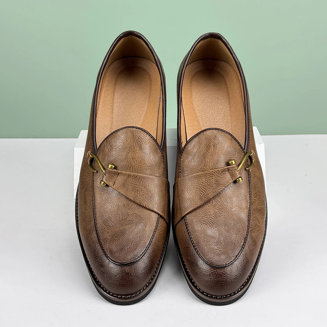 Herrloafers Slip-On Fishhook Accent Non-Slip