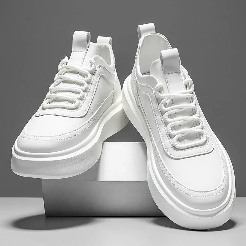Herrsneakers med upphöjd Innersula och Gummiyttersula