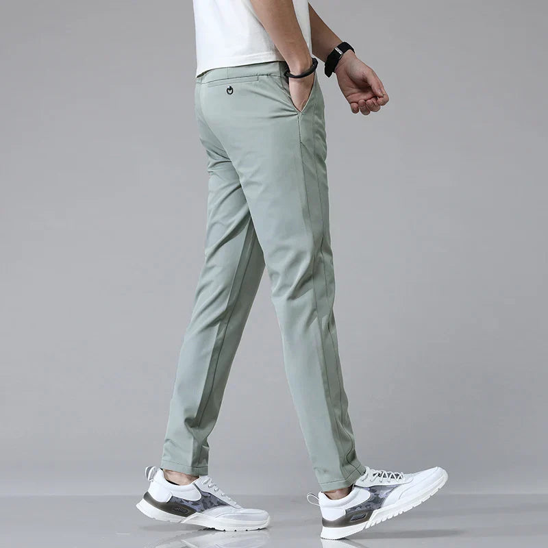 Herr Stretchbyxor Slim Fit Andningsbar Mjuk Känsla