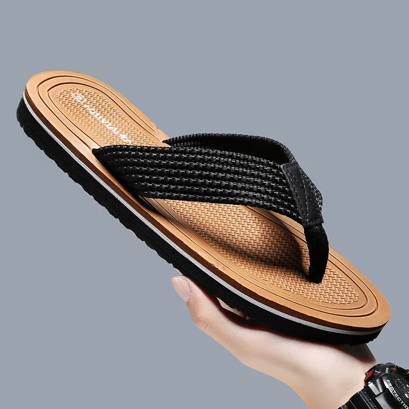 Herr Flip-Flops Med Vaddering Och Slip-On-Sandaler