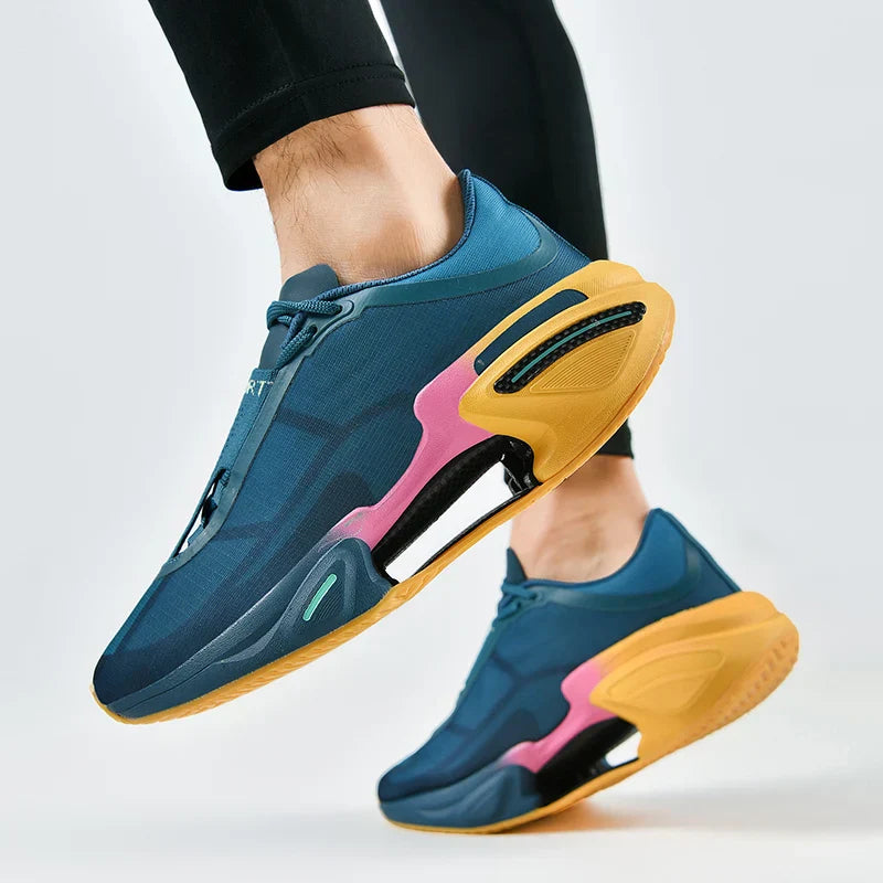Herrsneakers med skumdämpning, strukturerad ovandel och gummigrepp