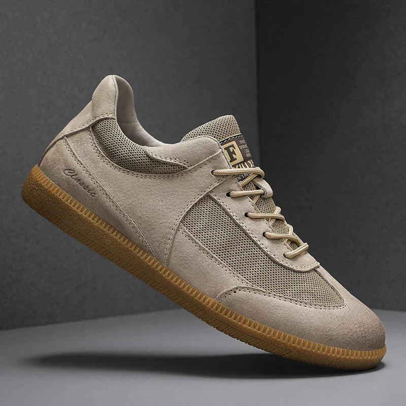 Herr Sneakers Med Halkfri Sula Och Detaljerad Söm