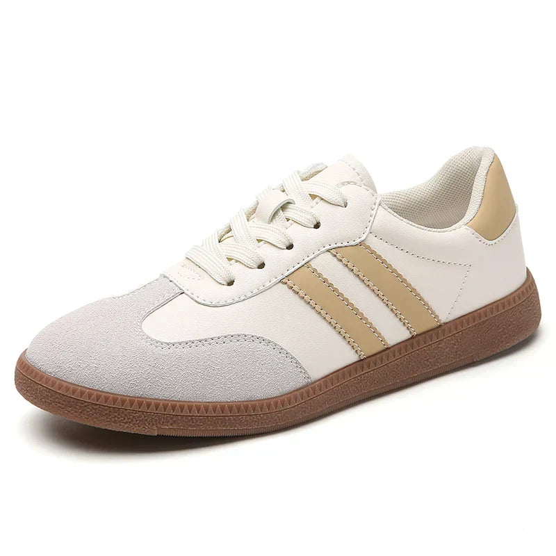 Låga Sneakers För Kvinnor Med Vadderade Innersulor Och Vadderad Klack