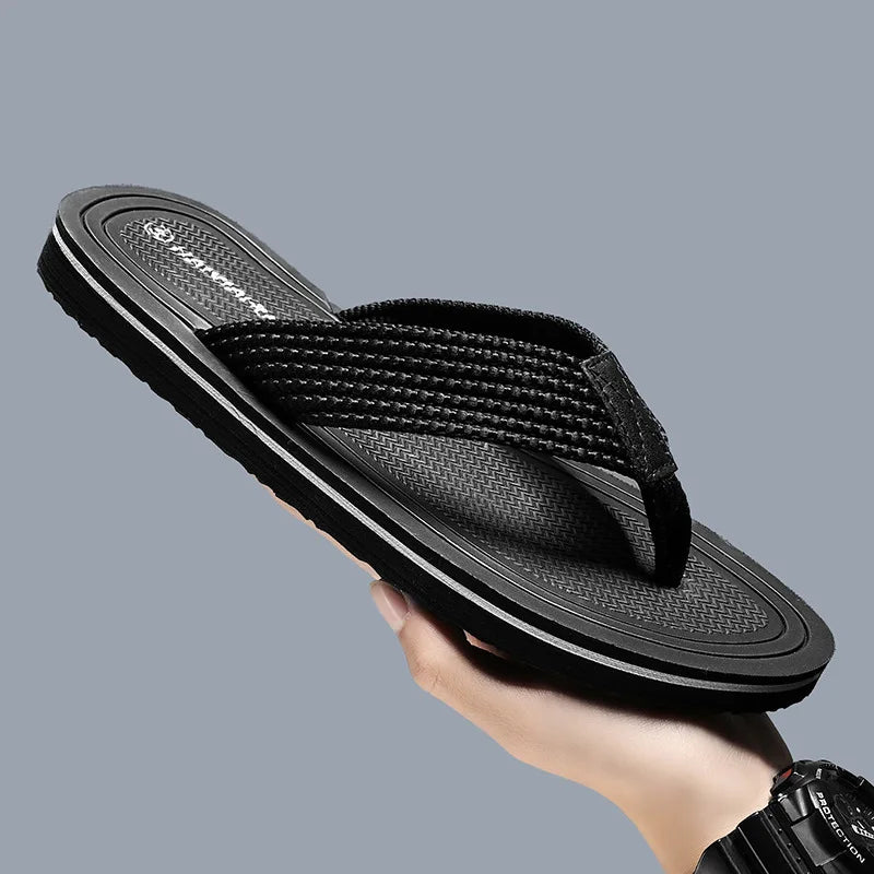 Herr Flip-Flops Med Vaddering Och Slip-On-Sandaler
