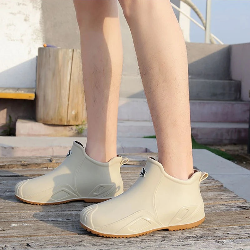 Vattentäta Slip-On Deck Boots För Dam Med Halkfri Sula