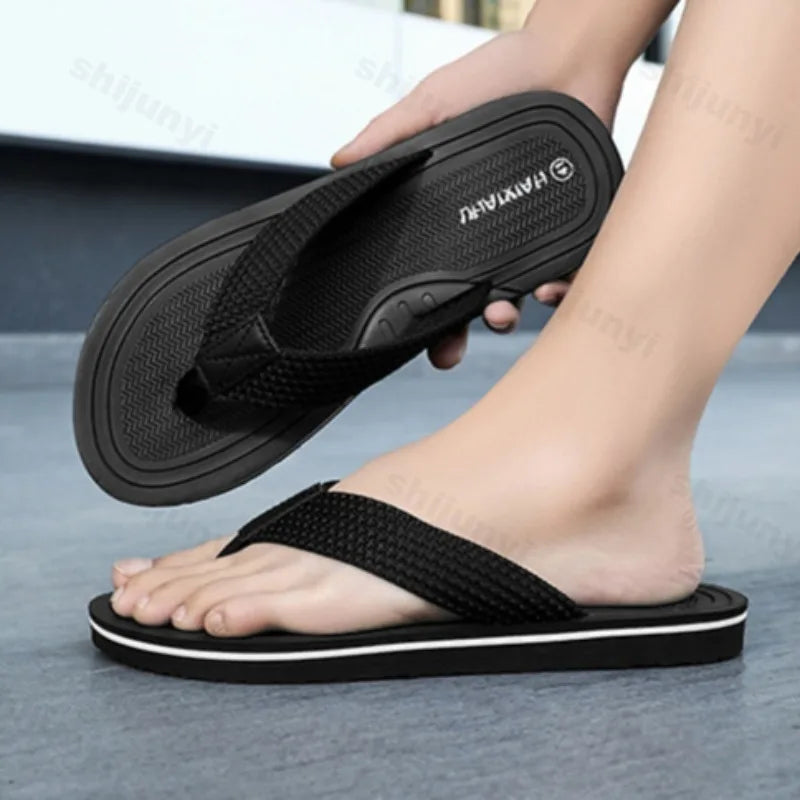 Herr Flip-Flops Med Vaddering Och Slip-On-Sandaler