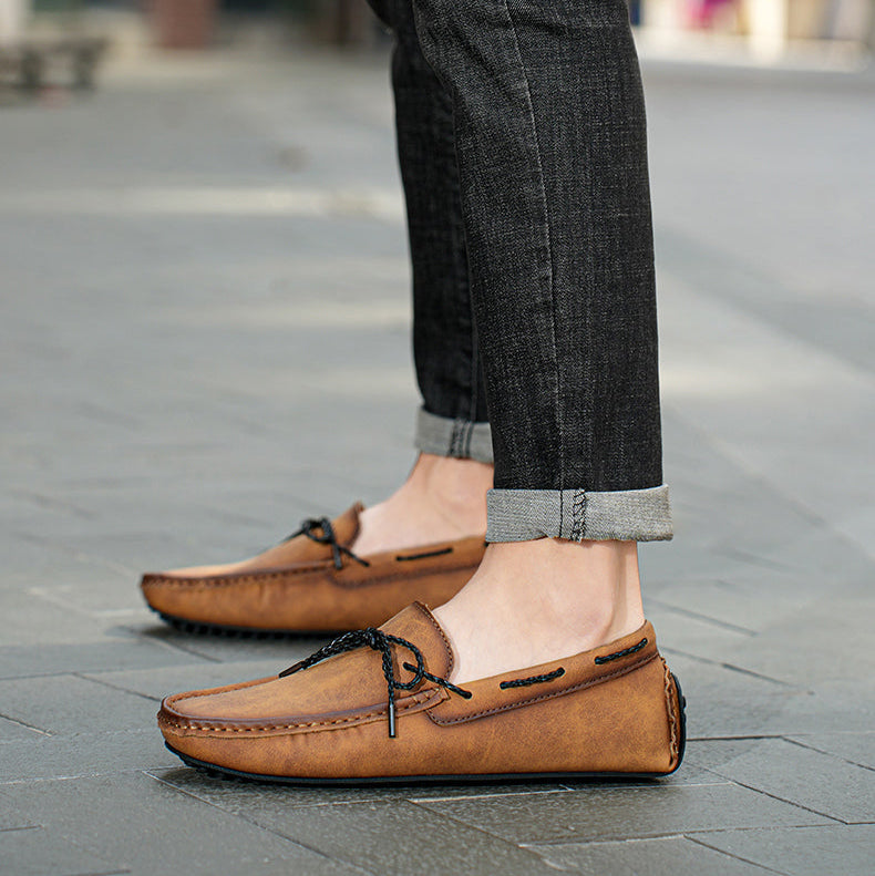 Herrloafers Slip-On Mockasin Gummisula