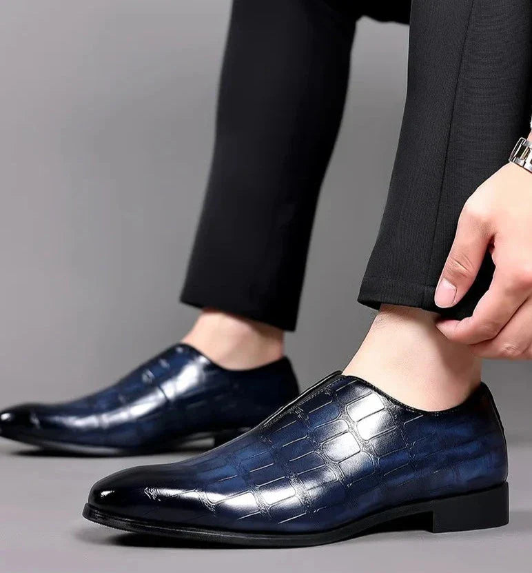 Herr Loafers Med Sömlös Design Och Dämpad Innersula