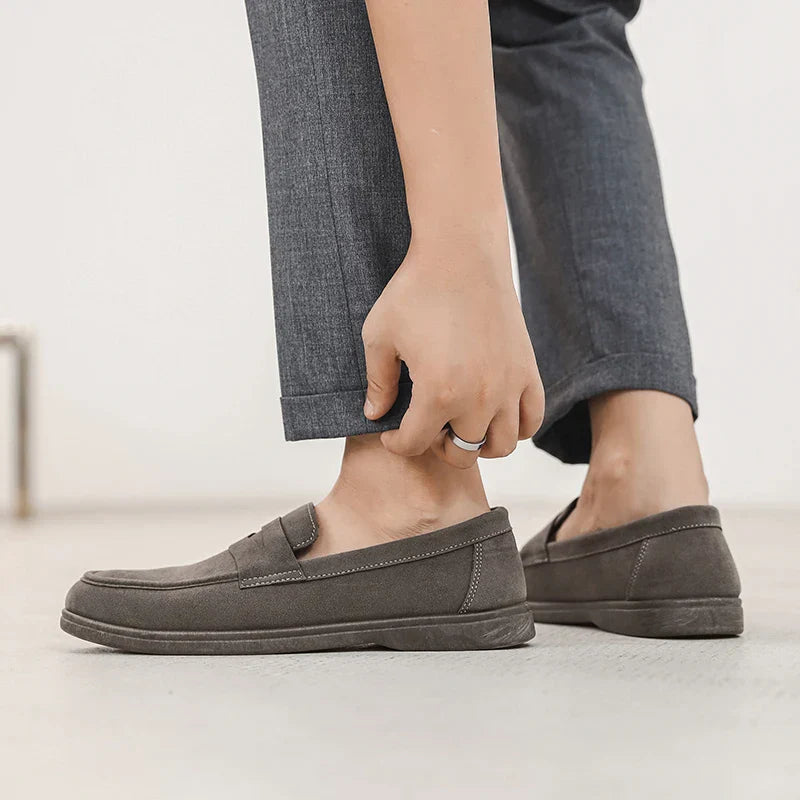 Herrloafers med Penny-Rem, Matt Yta och Dämpad Innersula