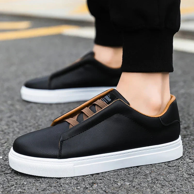 Herrsneakers Minimalistisk design Flexibel yttersula Strömlinjeformad passform