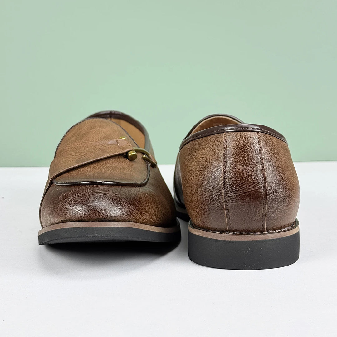 Herrloafers Slip-On Fishhook Accent Non-Slip