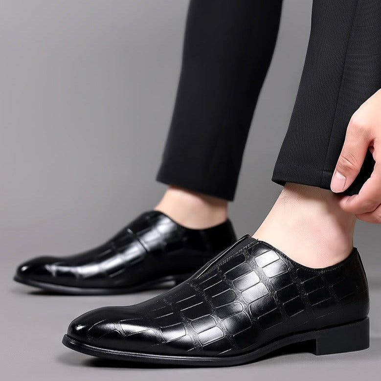 Herr Loafers Med Sömlös Design Och Dämpad Innersula