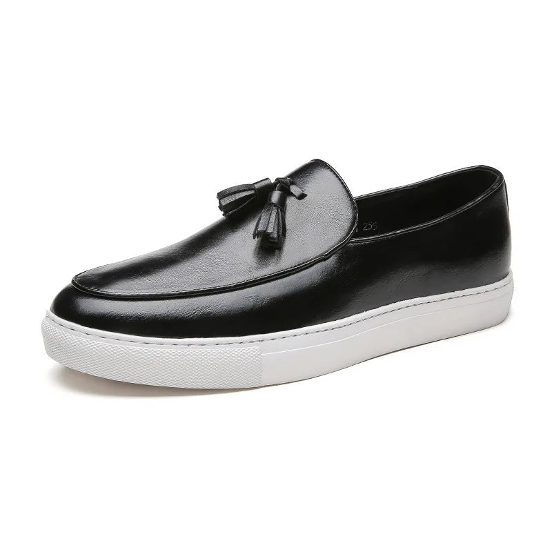 Herrloafers Slip-On Tofsdetaljer Vadderad innersula