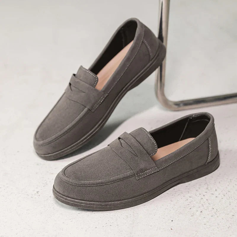 Herrloafers med Penny-Rem, Matt Yta och Dämpad Innersula