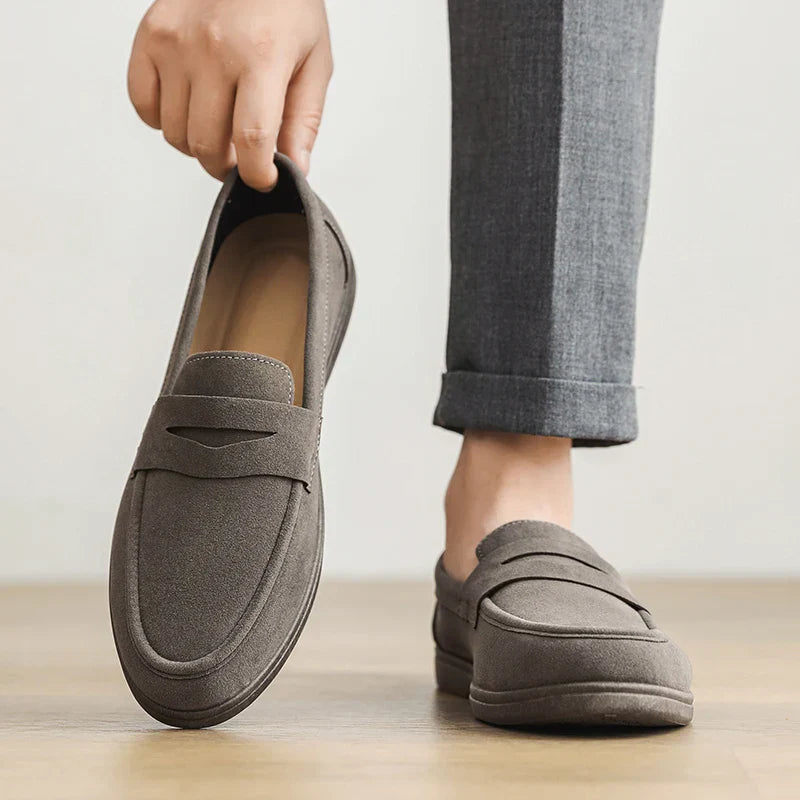 Herrloafers med Penny-Rem, Matt Yta och Dämpad Innersula